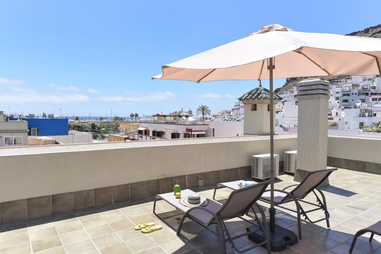 Apartamento Luxury Penthouse Mogan VII Puerto De Mogan Exterior foto